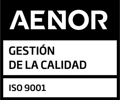 Sello AENOR ISO 9001 2015
